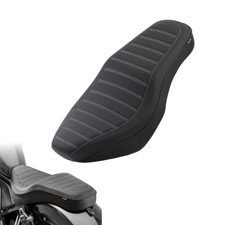 Lorababer Motorrad-Beifahrer-Fahrer-Dual Doppel Leder Sitzkissen-Abdeckung, kompatibel mit H-onda Re
