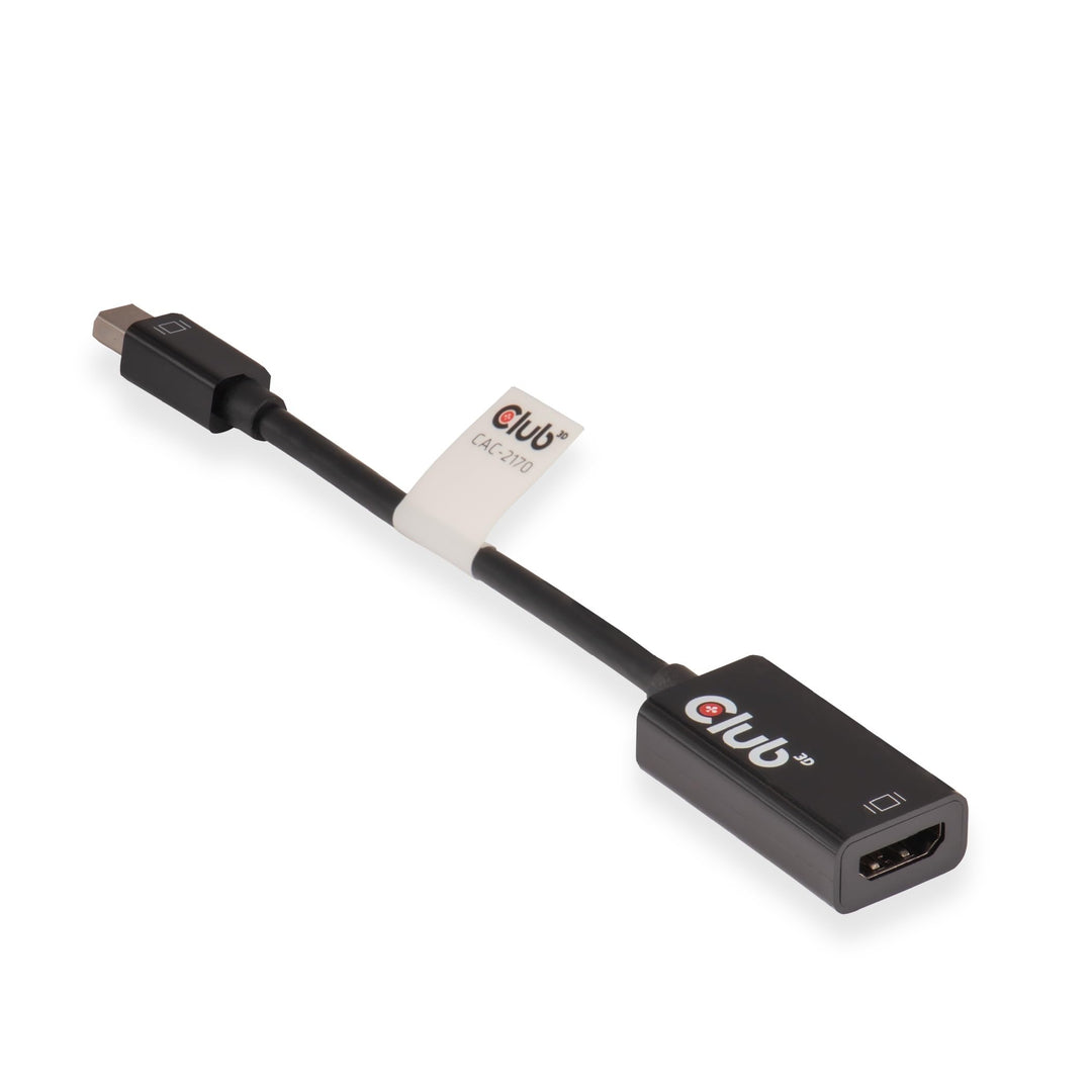 Club 3D CAC-2170 Mini Displayport 1.2 auf HDMI 2.0 UHD Aktiver Schwarz, CAC-2170