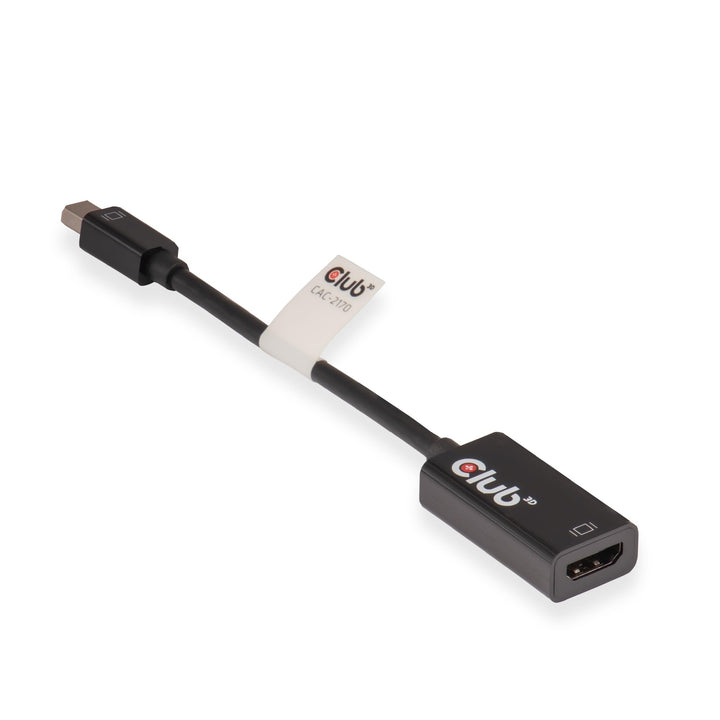 Club 3D CAC-2170 Mini Displayport 1.2 auf HDMI 2.0 UHD Aktiver Schwarz, CAC-2170