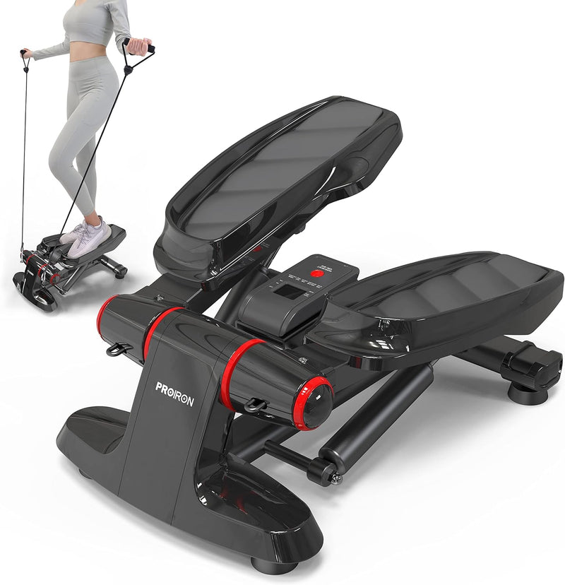 PROIRON Stepper für Zuhause, Up-Down-Stepper mit Display für Bein- und Po-Training, Grösseres Pedal