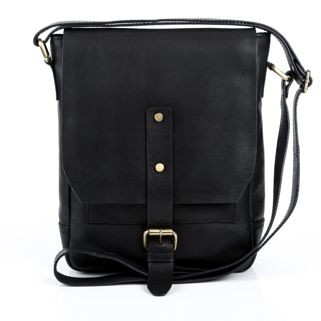 FEYNSINN BERLIN Umhängetasche JACKSON aus Premium Leder I Messenger bag klein für Herren und Damen i