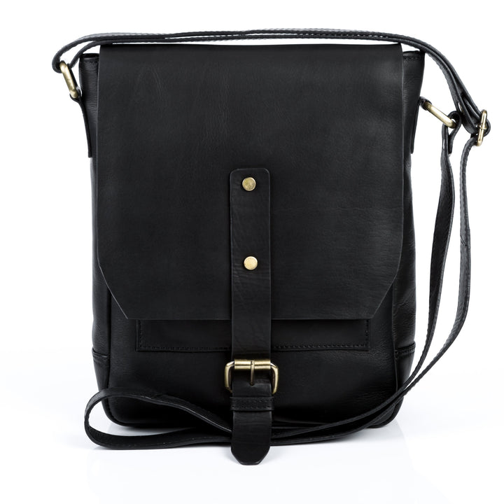 FEYNSINN BERLIN Umhängetasche JACKSON aus Premium Leder I Messenger bag klein für Herren und Damen i