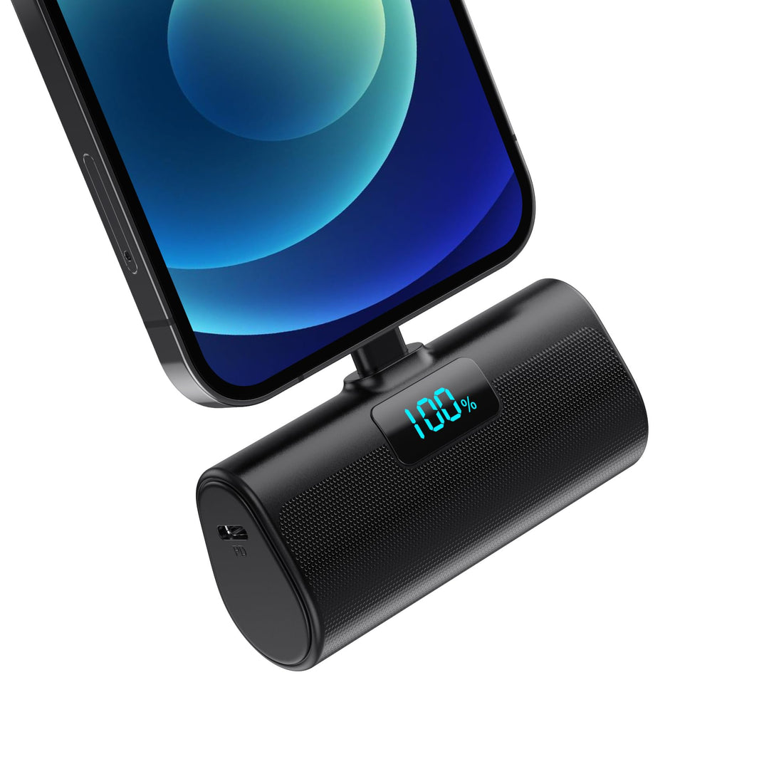 Mini Powerbank 5200mAh für iPhone, 20W Power Bank Klein Aber Stark, PD 3.0 Schnelles Aufladen Tragba