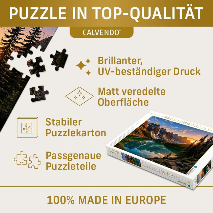 CALVENDO Puzzle Blick vom Monte Baldo auf Riva del Garda 1000 Teile Lege-Grösse 64 x 48 cm Foto-Puzz