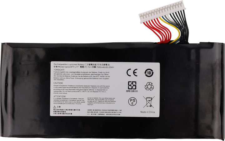 swark Laptop Akku BTY-L77 kompatibel mit MSI GT72 2QD GT72S 6QF GT80 2QE Series MS-1781 MS-1783 2PE-