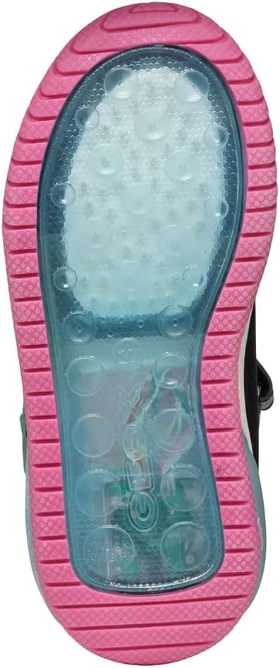 Geox Mädchen J Inek Girl C Sneakers 24 EU Black Aqua, 24 EU Black Aqua