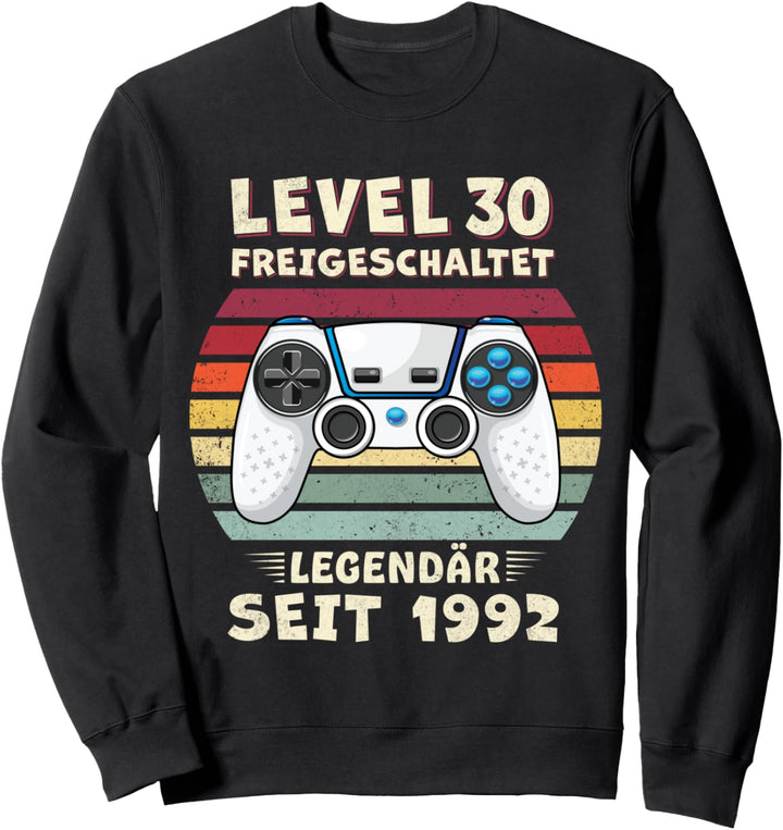 1992 Geburtstag Mann 30 Jahre Deko Lustig 30er 30 Geburtstag Sweatshirt