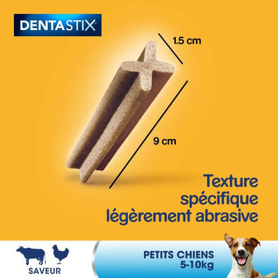 Pedigree Dentastix Daily Oral Care Kaustäbchen für kleine Hunde, für eine gute Mundhygiene, 10 Packu