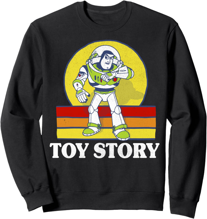 Disney Pixar Toy Story Buzz Lightyear Retro Portrait Sweatshirt