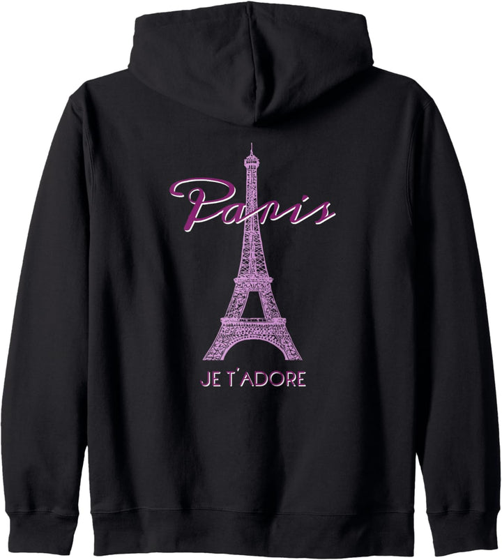 Eiffelturm, Paris Frankreich Souvenir Geschenk - je t'adore Kapuzenjacke