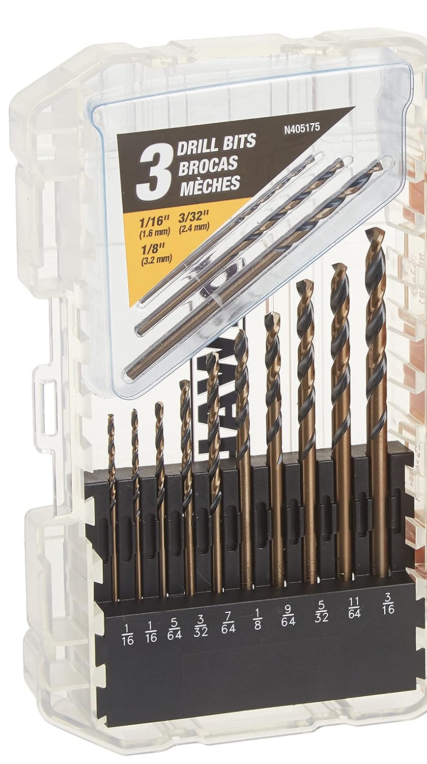 Dewalt dw1177 20 black-oxide Metall Bohrer Set 20 Stück, 20 Stück