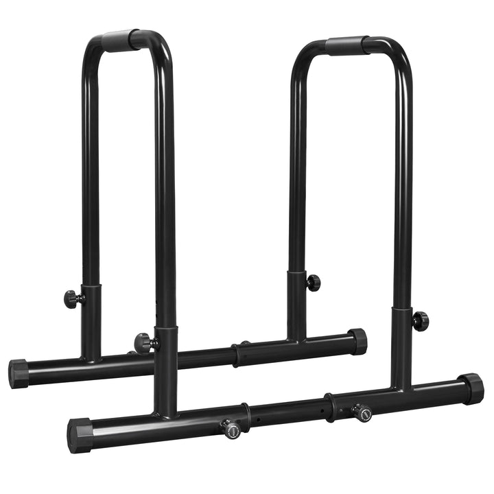 Yaheetech Dip Barren Fitness Dip Station Parallettes Gymnastik Calisthenics Equipment mit Steckverbi