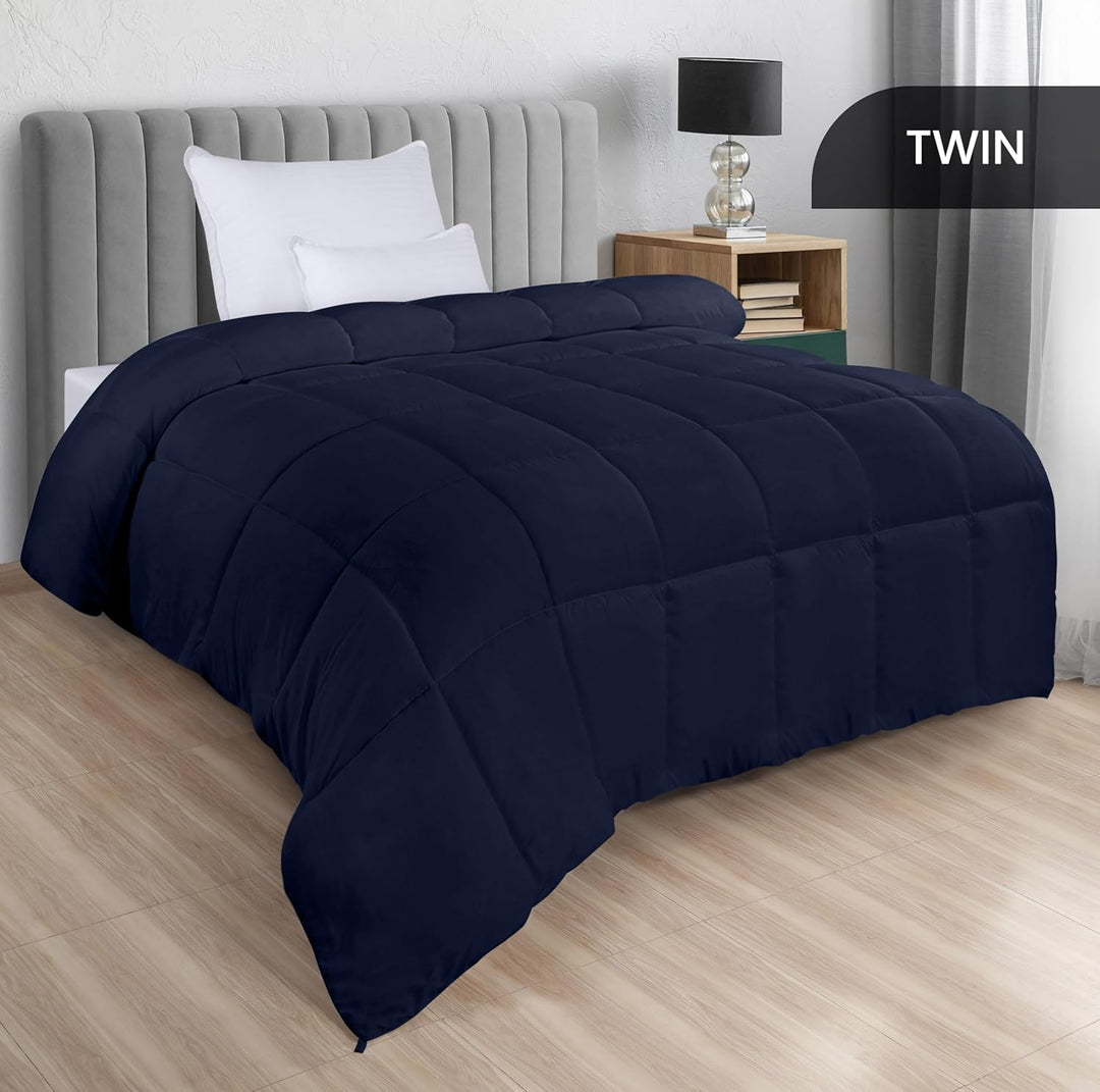 Utopia Bedding All Season 250 GSM Comforter - Soft Down Alternative Comforter - Plush Siliconized Fi