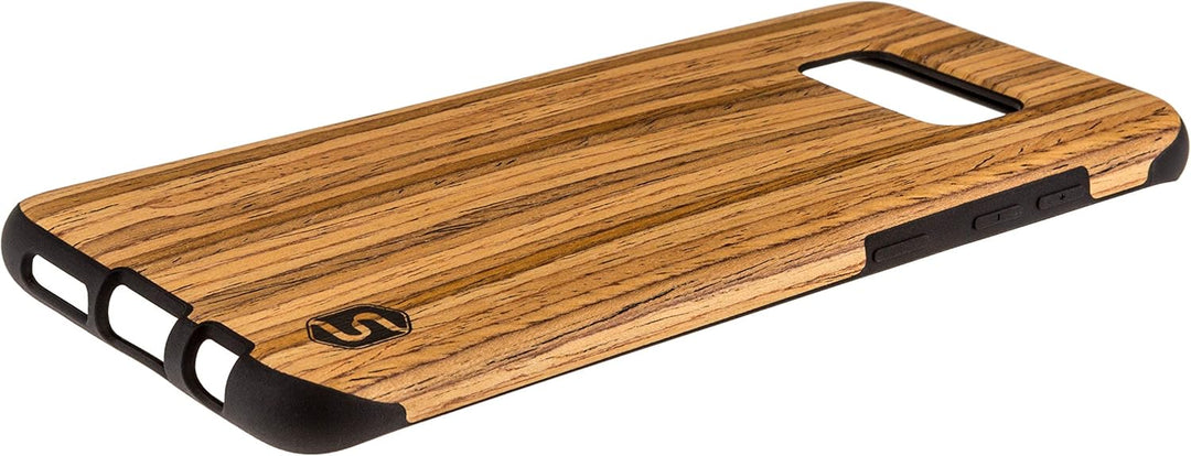 SEBASTIAN STURM Handyhülle "MAXI" | Hergestellt aus echtem Holz "Teak" in einer TPU-Hülle | Kompatib