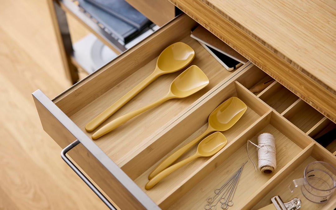 Rosti Classic Kochlöffel Set 4-Teilig, Hochwertiges Küchenhelfer Set mit 3 Kochlöffel & 1 Backlöffel