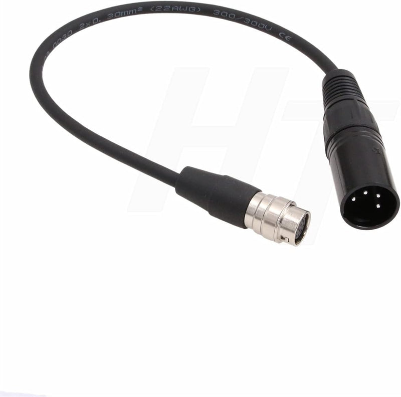 B4 ENG Objektiv-Servo 12 V Stromkabel XLR 4 Pin auf Hirose 12 Pin für Fujinon Nikon Angenieux Schnei