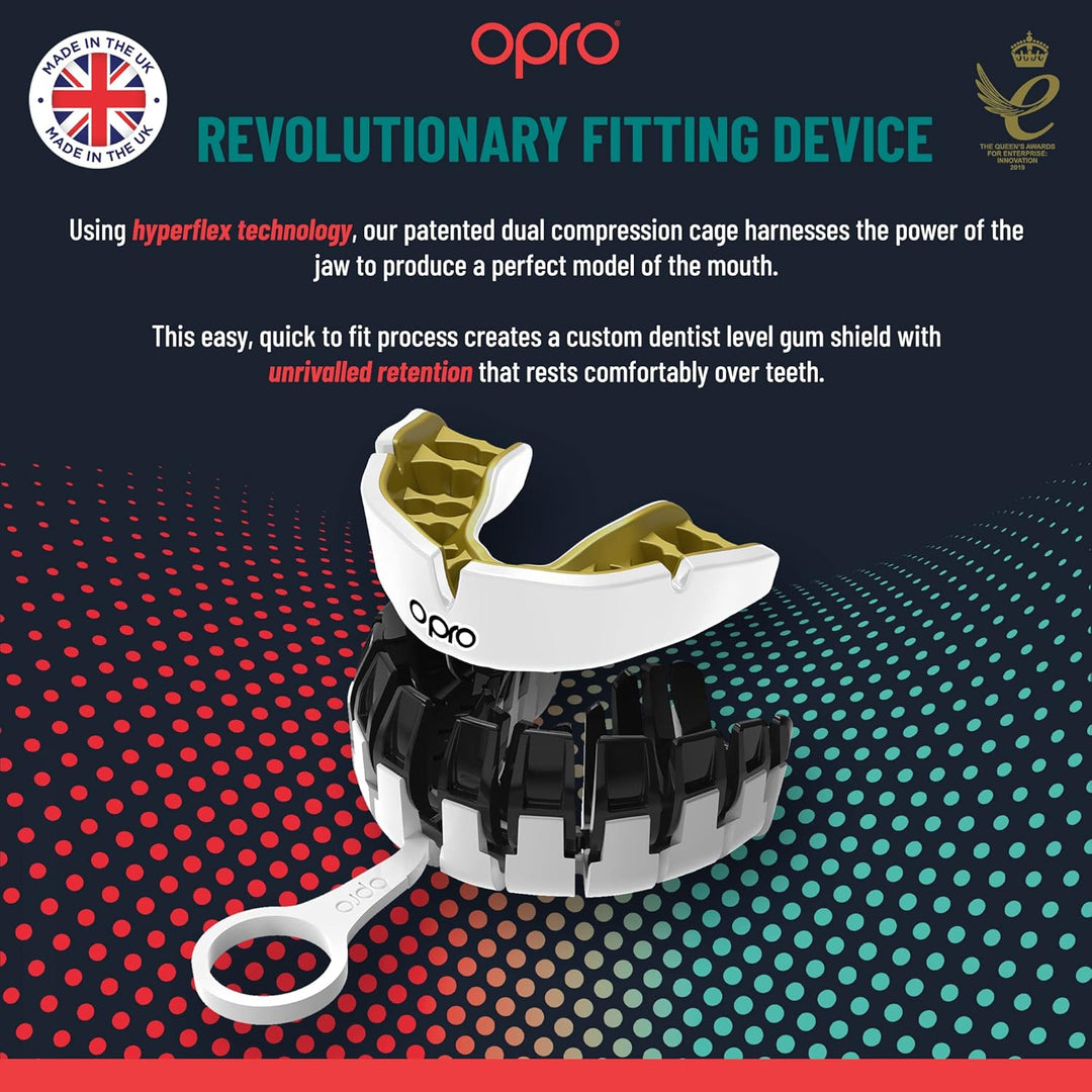 Opro Zahnarzt-Mundschutz mit revolutionärer Montagetechnologie für ultimativen Komfort, Schutz und P