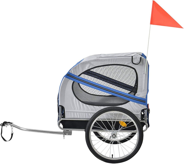 fahrradanhänger Hunde, hundeanhänger, wasserdichtes Oxford-Tuch, maximale Belastung 40 kg, faltbar,