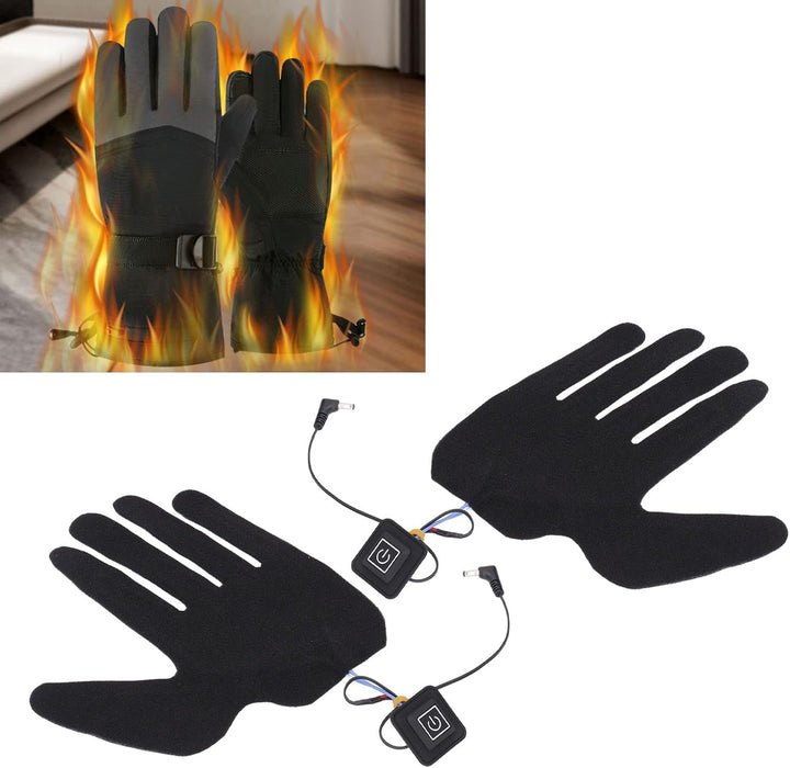 Handschuhe Heizkissen, effizient schnell 3 Temperatur einstellbar 5 Finger Ultra Dünn USB Beheizte H