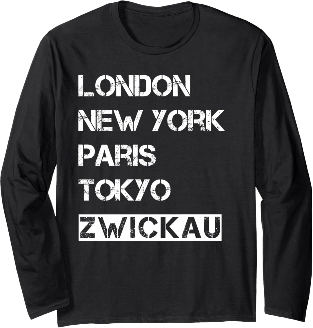 Meine Stadt! Geburtsort & Heimatliebe Zwickau Langarmshirt