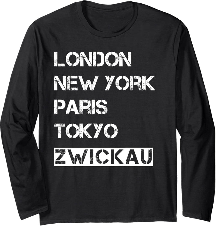 Meine Stadt! Geburtsort & Heimatliebe Zwickau Langarmshirt