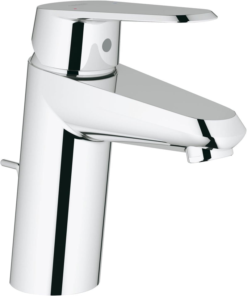 GROHE Eurodisc Cosmopolitan Badarmatur, Zugstange, Standard-Auslauf , SpeedClean 3319020E, S-Size S-