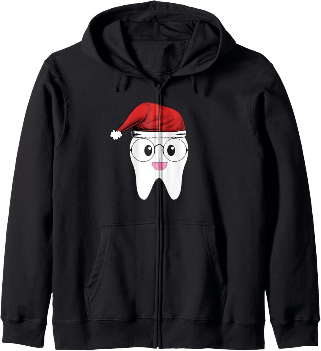 Weisser Zahn, Zahnarzt Weihnachten | Zahnheilkunde Kapuzenjacke