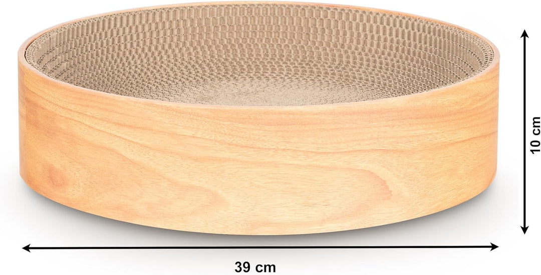 COIL Kratzpappe, Katzenbett, Katzenkratzbaum, Katzenliege, Umweltfreundliches Bett, MDF, Modern, kom