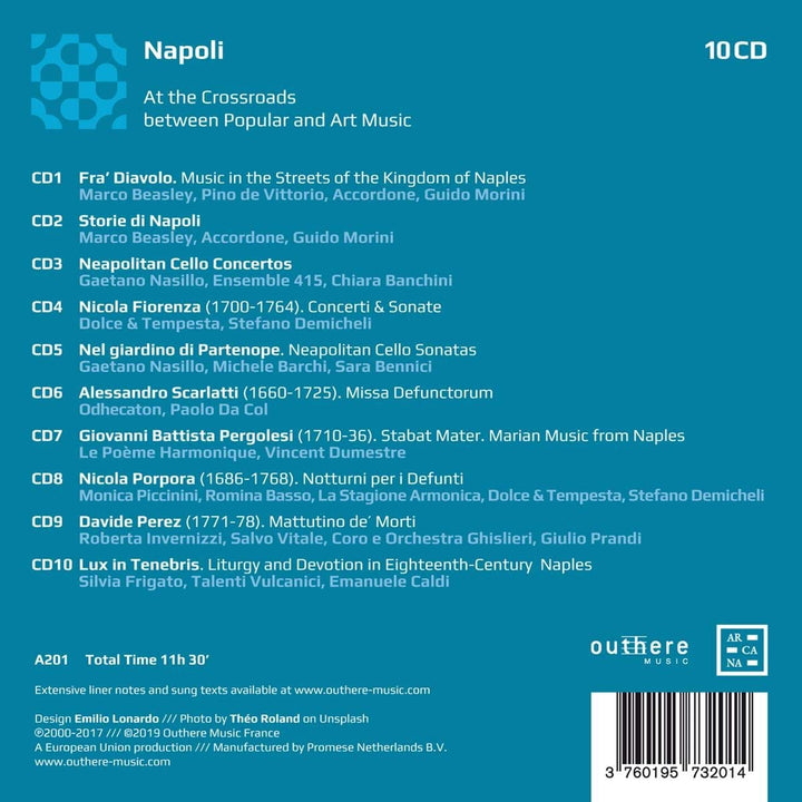 Napoli - At the Crossroads between popular and art music, Audio-CD