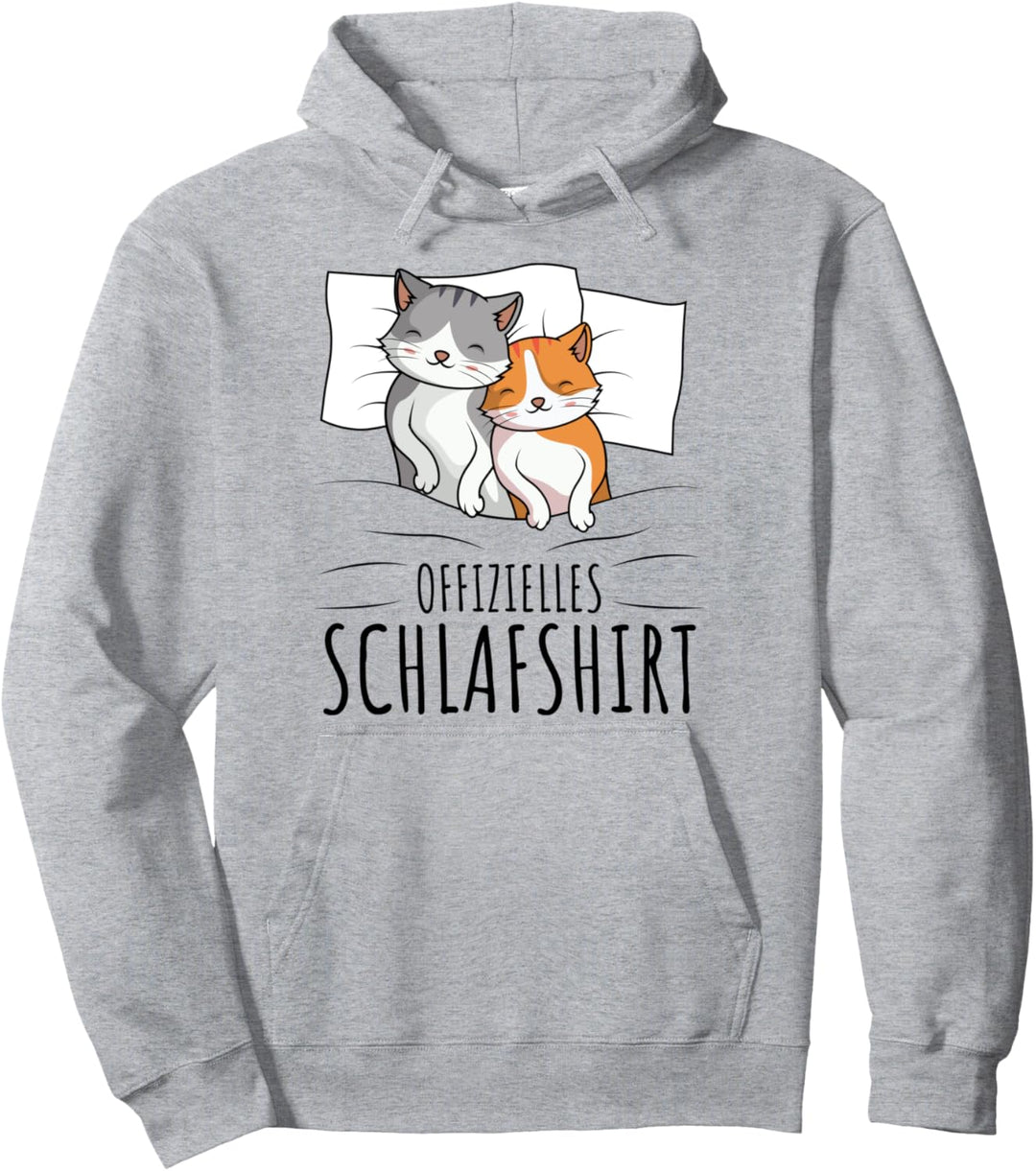 Offizielles Schlafshirt Katze Kater Pullover Hoodie