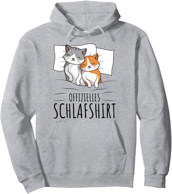 Offizielles Schlafshirt Katze Kater Pullover Hoodie