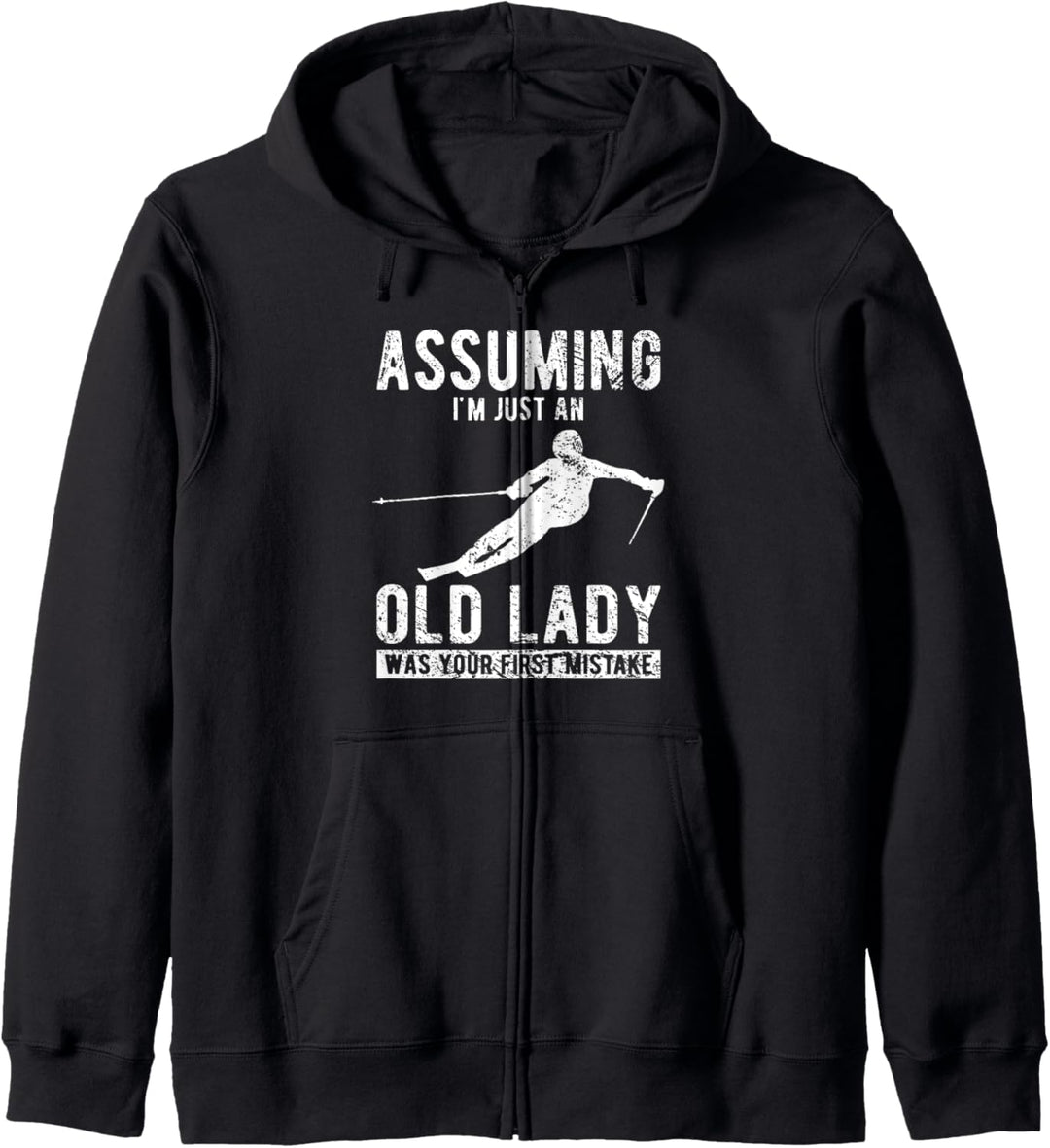 Angenommen, ich bin nur eine alte Dame, war Ihr Fehler Kapuzenjacke