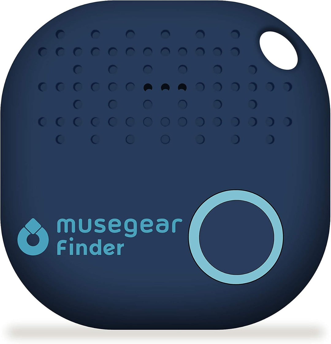 musegear Schlüsselfinder mit Bluetooth App aus Deutschland I Maximaler Datenschutz | dunkelblau 1er