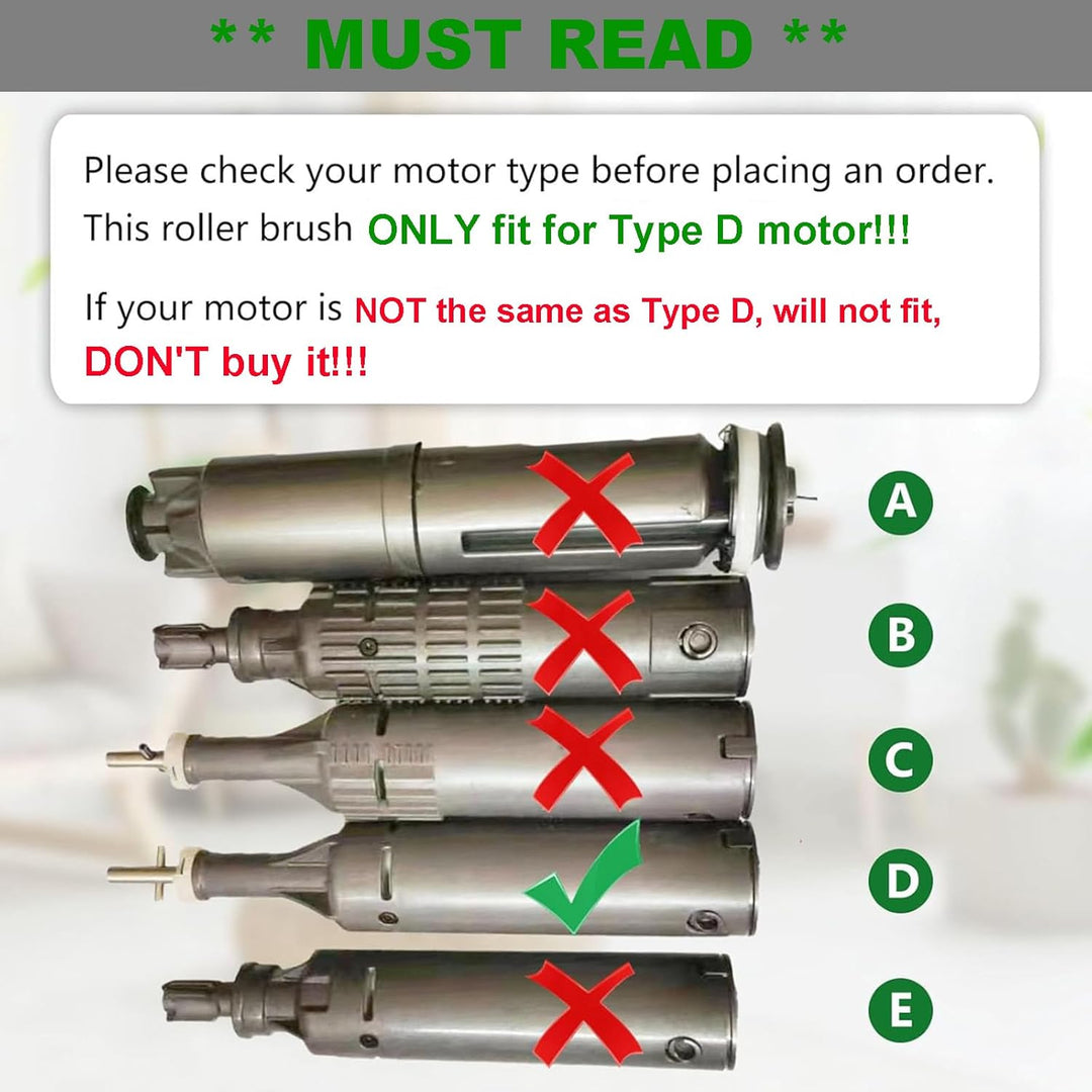 HUAYUWA Ersatz-Bürstenrolle für Teppichbürsten, Reinigungswalze (4-Zinken-Antrieb, d=45 mm), passend