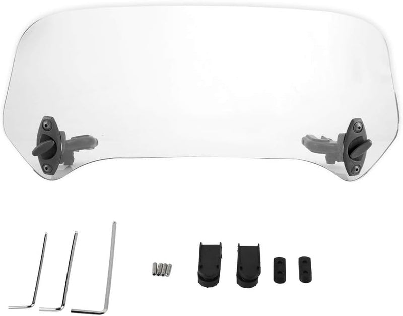 Vario Spoiler aufsatz + Universal Windshield Windshield Windshield Deflektor für Universal Windshiel