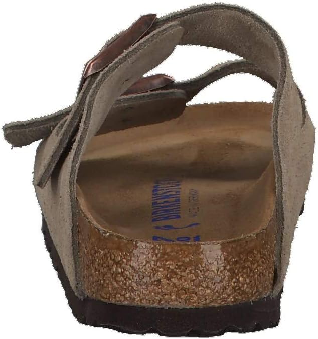 BIRKENSTOCK Arizona Pantoletten/Clogs Kind Marine Pantoffel 36 EU Taupe, 36 EU Schmal Taupe