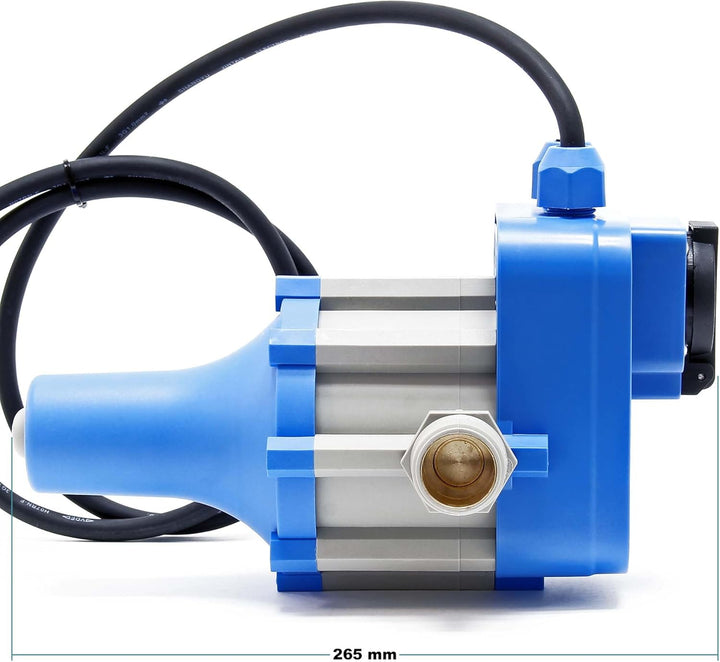 Wiltec Druckschalter EPC-2 230V 1-phasig bis 10 bar, Druckwächter mit Trockenlaufschutz für Hauswass