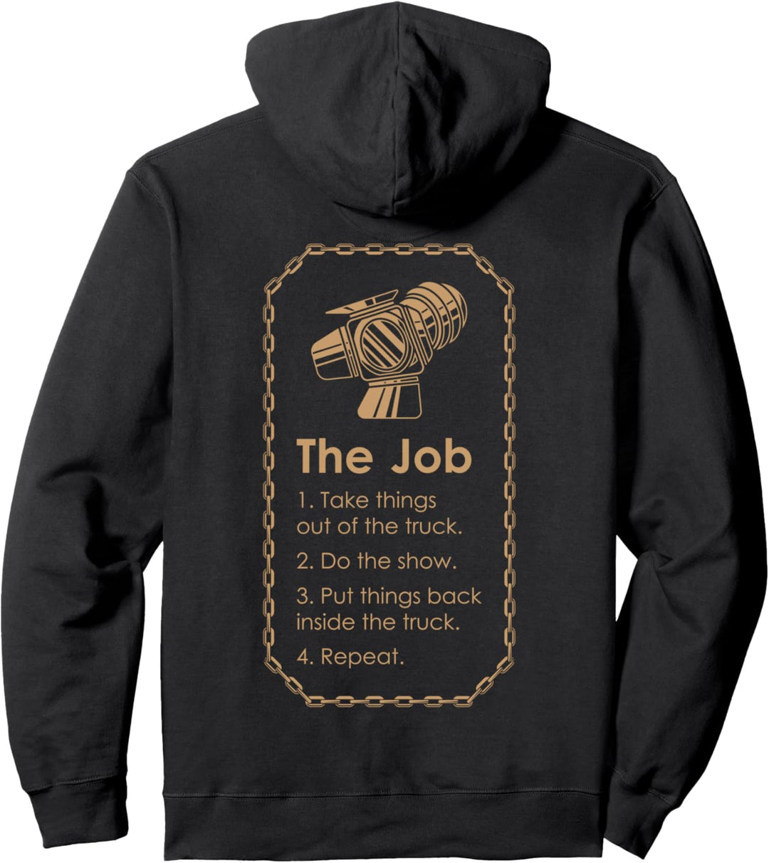 Veranstaltungstechniker THE JOB Lichttechniker Tontechniker Pullover Hoodie