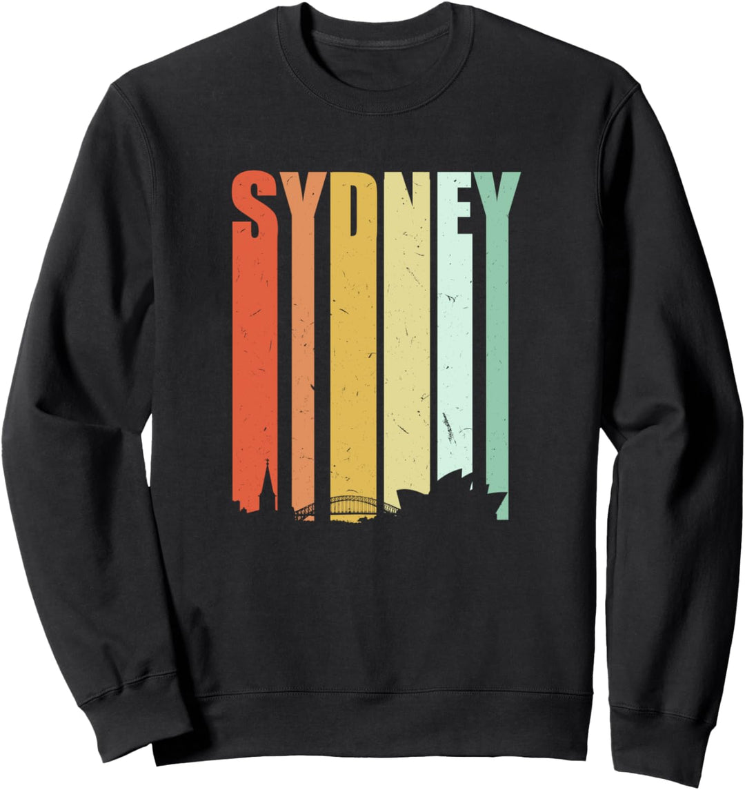 Distressed Sydney Australien Opernhaus Silhouette Sweatshirt