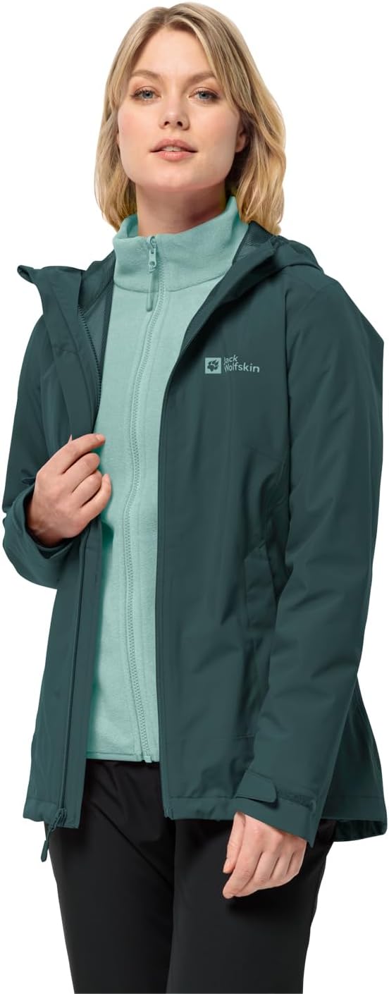 Jack Wolfskin Damen Moonrise 3in1 Jkt W Jacket M night blue, M night blue
