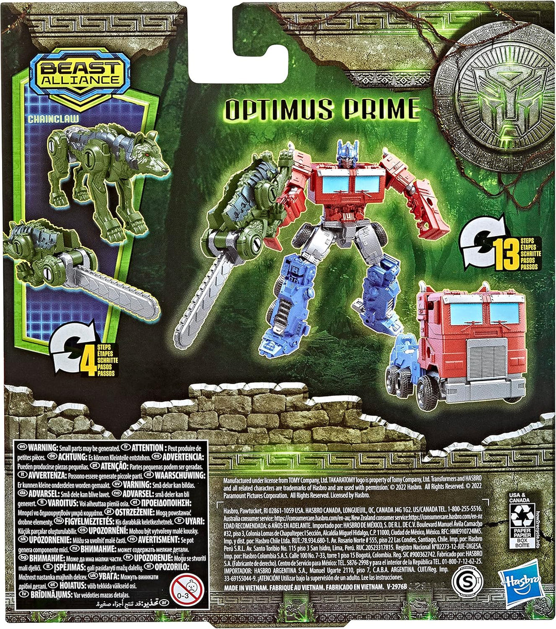 Transformers: Aufstieg der Bestien Beast Alliance Beast Weaponizers 2er-Pack Optimus Prime Spielzeug