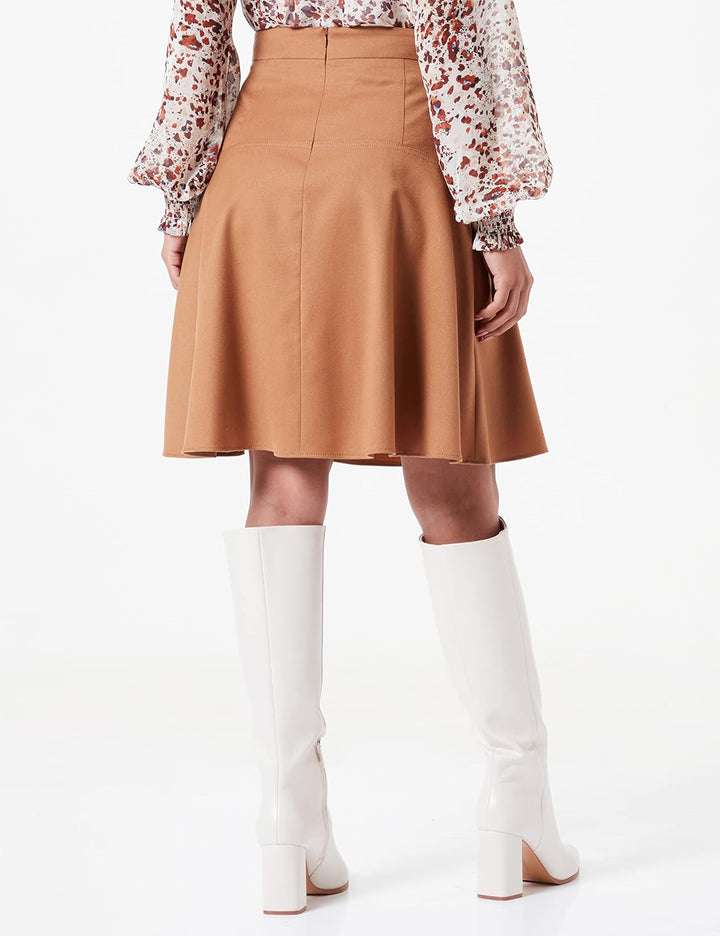 HUGO Damen Ritina Skirt 32 Open Brown246, 32 Open Brown246