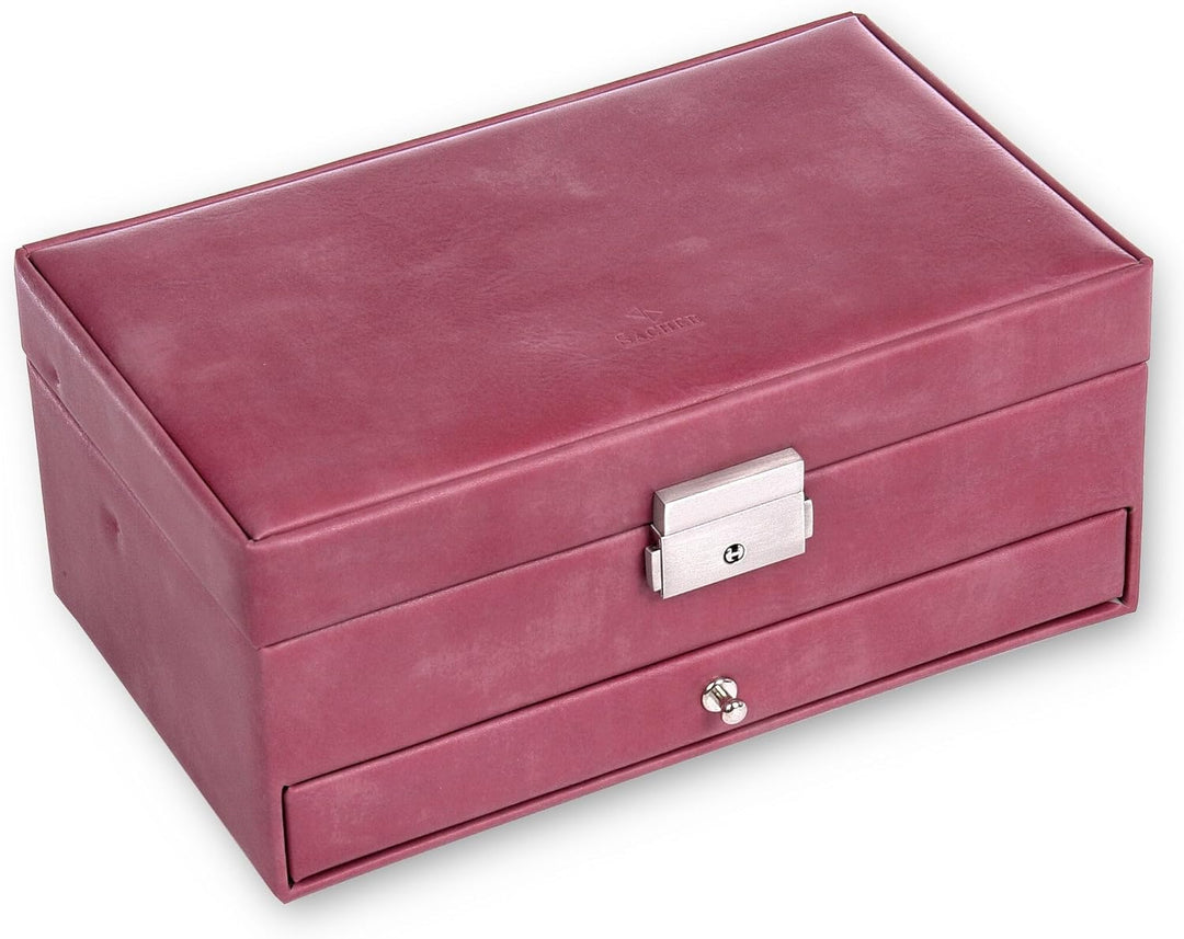 SACHER Schmuckkasten Helen - Handmade in Germany - Breite 24 cm (alt rosé), Alt Rosé
