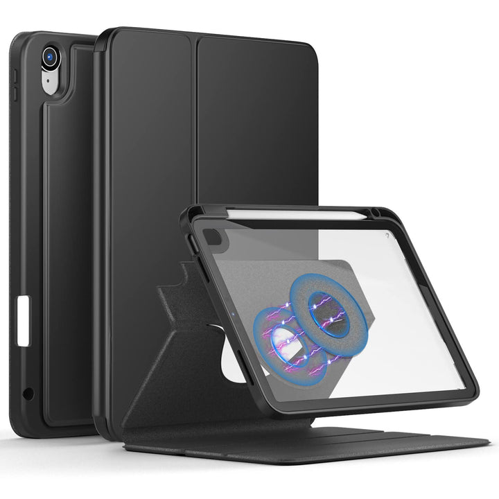 DINGGUAGUA Hülle für iPad 10 Generation 10.9 Zoll 2022 A2757/A2777,Hülle Abnehmbares Transparentes m