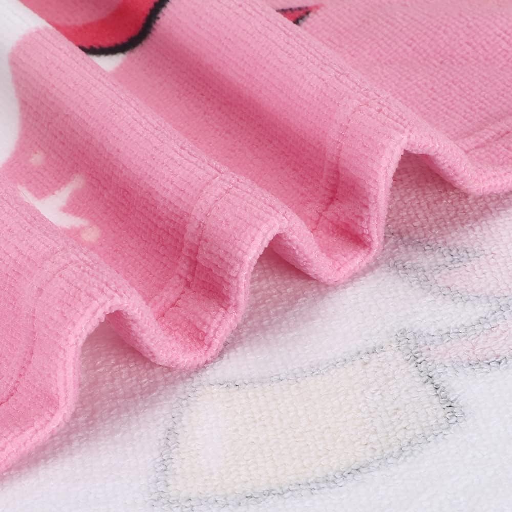 KAKU NANU Badetuch für Kinder, Strandtuch für Kinder, niedliches Motiv, Umhang, Poncho, für Kinder,