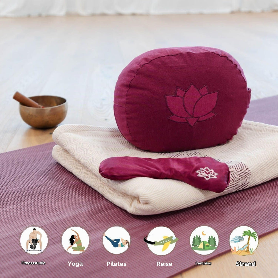 Bodhi Yogamatte Ganges | Rutschfeste Sportmatte | Schadstofffreie &amp; Waschbare Fitnessmatte | Matte a