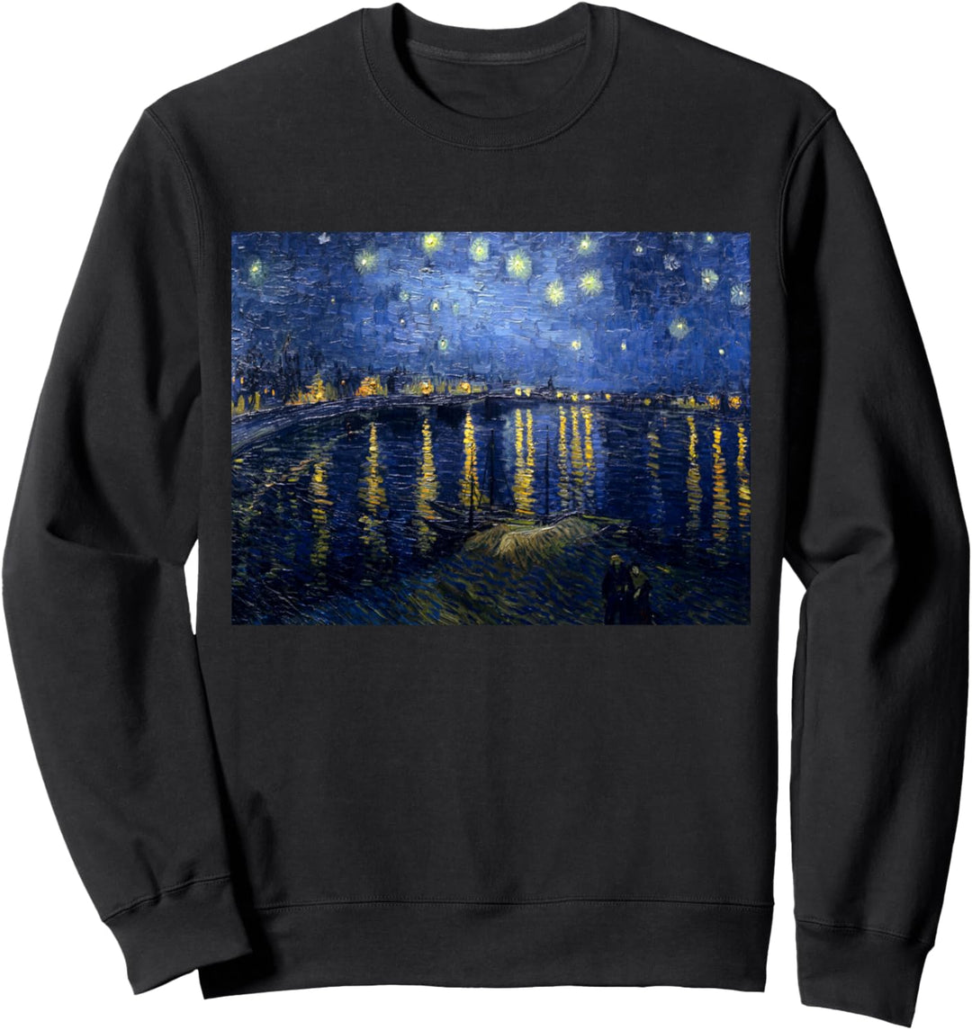 Vincent van Goghs Sternennacht über der Rhone Sweatshirt