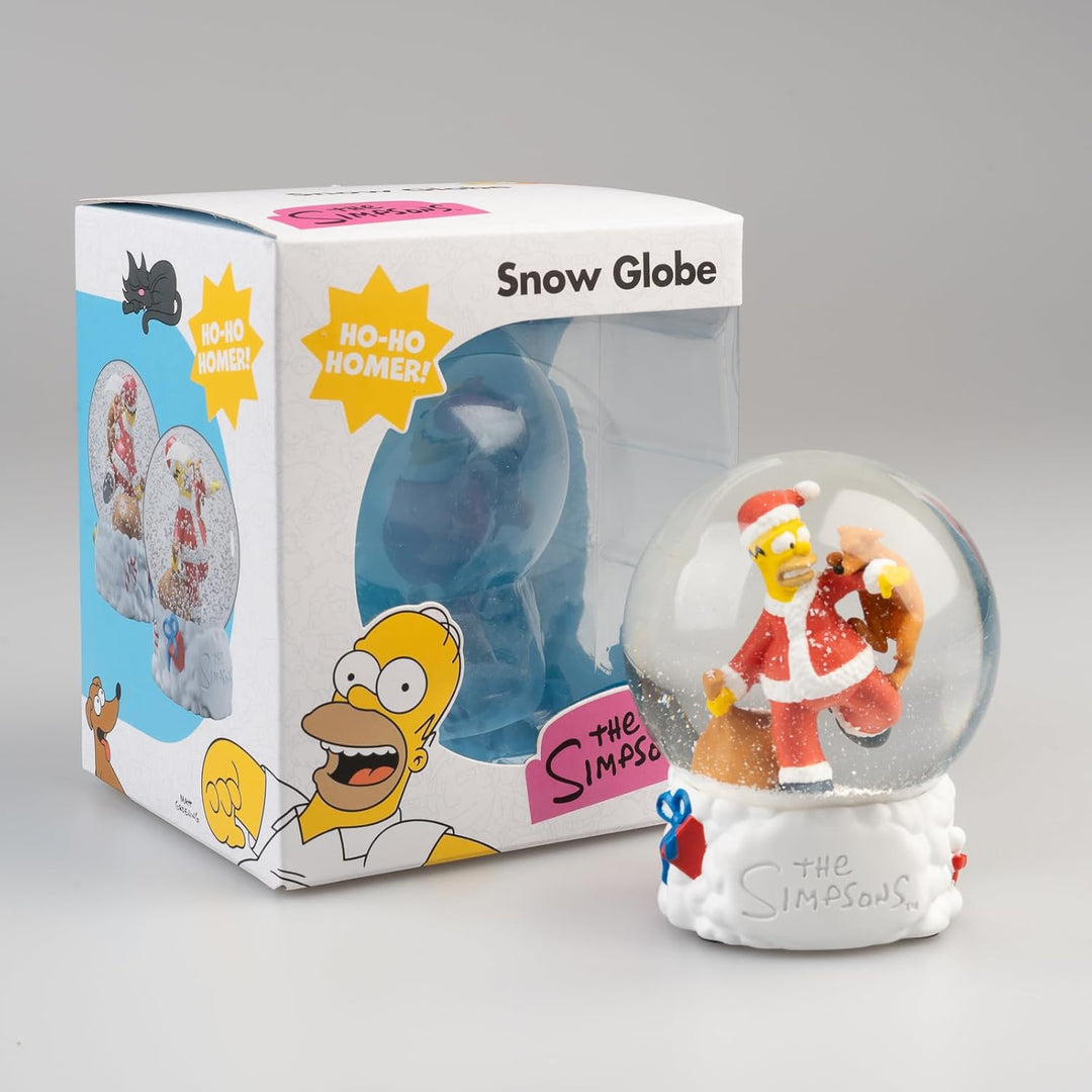 Grupo Erik Schneekugel Die Simpsons Schneekugel Weihnachten Weihnachtsdeko Dekoartikel 8 x 10 x 8 cm