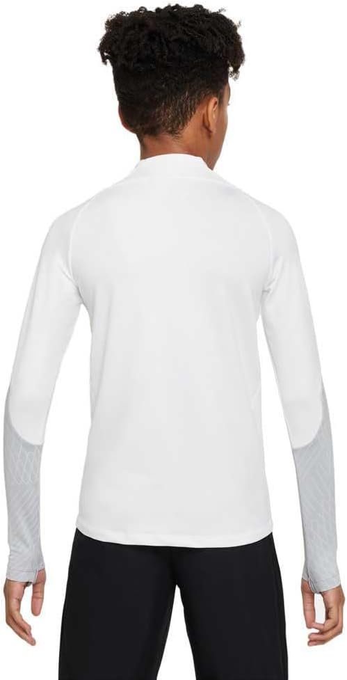 Nike Unisex Kinder Y Nk Df Strk23 Dril Top Long Sleeve Top 8-10 Jahre White/Wolf Grey/White/Black, 8
