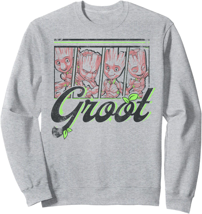 Marvel Guardians Of The Galaxy Cute Groot Panels Sweatshirt